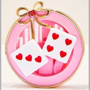 Bath & Body Works Lucky Dice Car Fragrance Holder. Pink Dice and Cards Compact